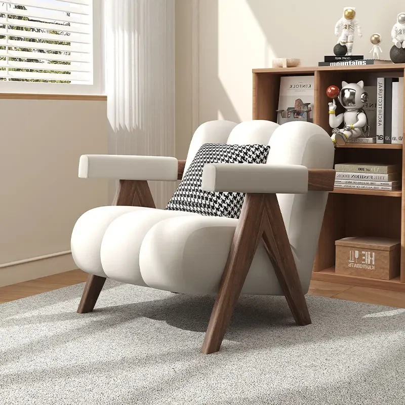 

Stuffed Relax Soft Chair Comfort Frame Lazyboy Luxury Modern Bedroom Chair Adult Nordic Design Poltrone Moderne Accessories