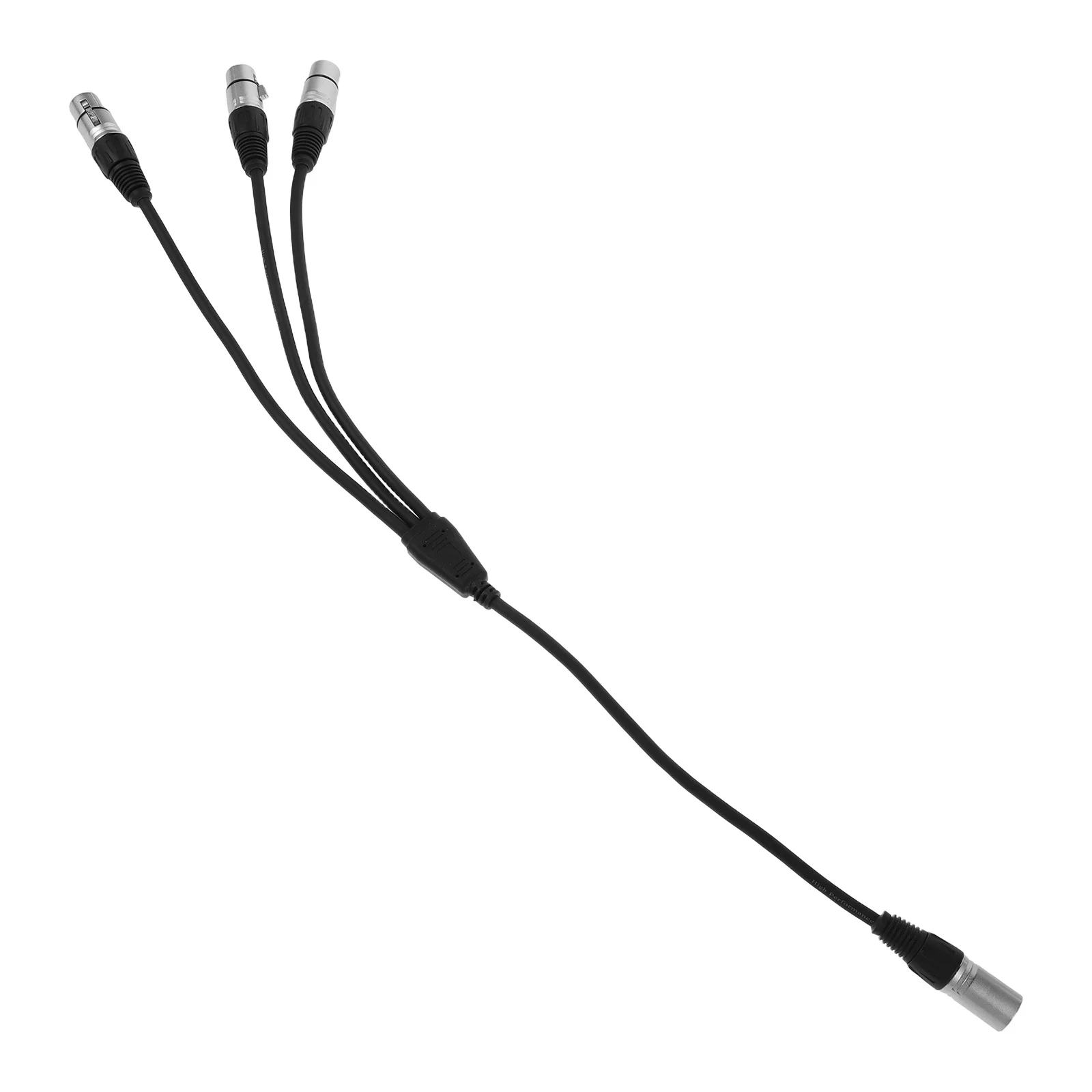 

Xlr 1 to 3 Microphone Splitter Cable 06m Compact Design Stable Signal Transmission for Stage Performances