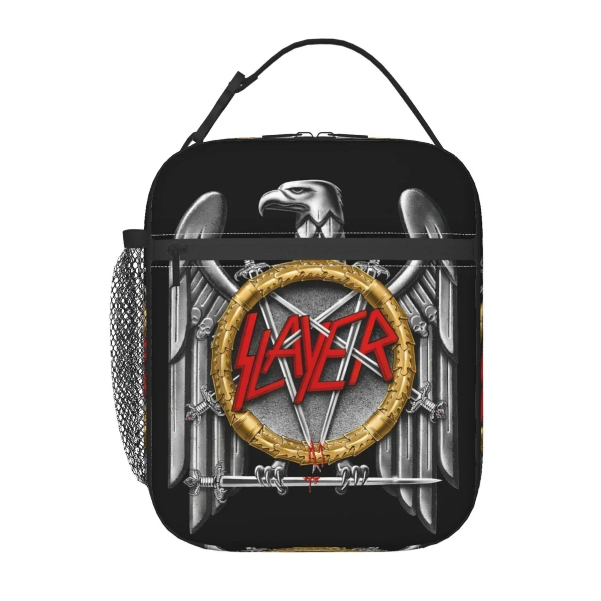 

Термосумка для еды Custom Slayers Beer Label Accessories: изолированная, с металлической лентой, герметичная, для хранения продуктов, термоконтейнер, бенто-бокс
