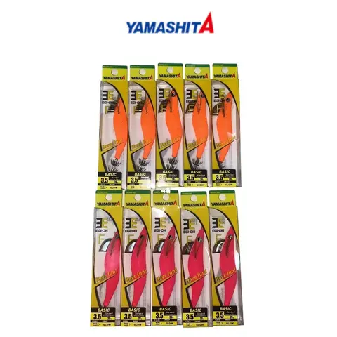 YAMASHITA 2.0 2.5 3.0 3.5 Luminous Wooden Shrimp EGI-OH F Squid Bait Super Bright Squid Bait