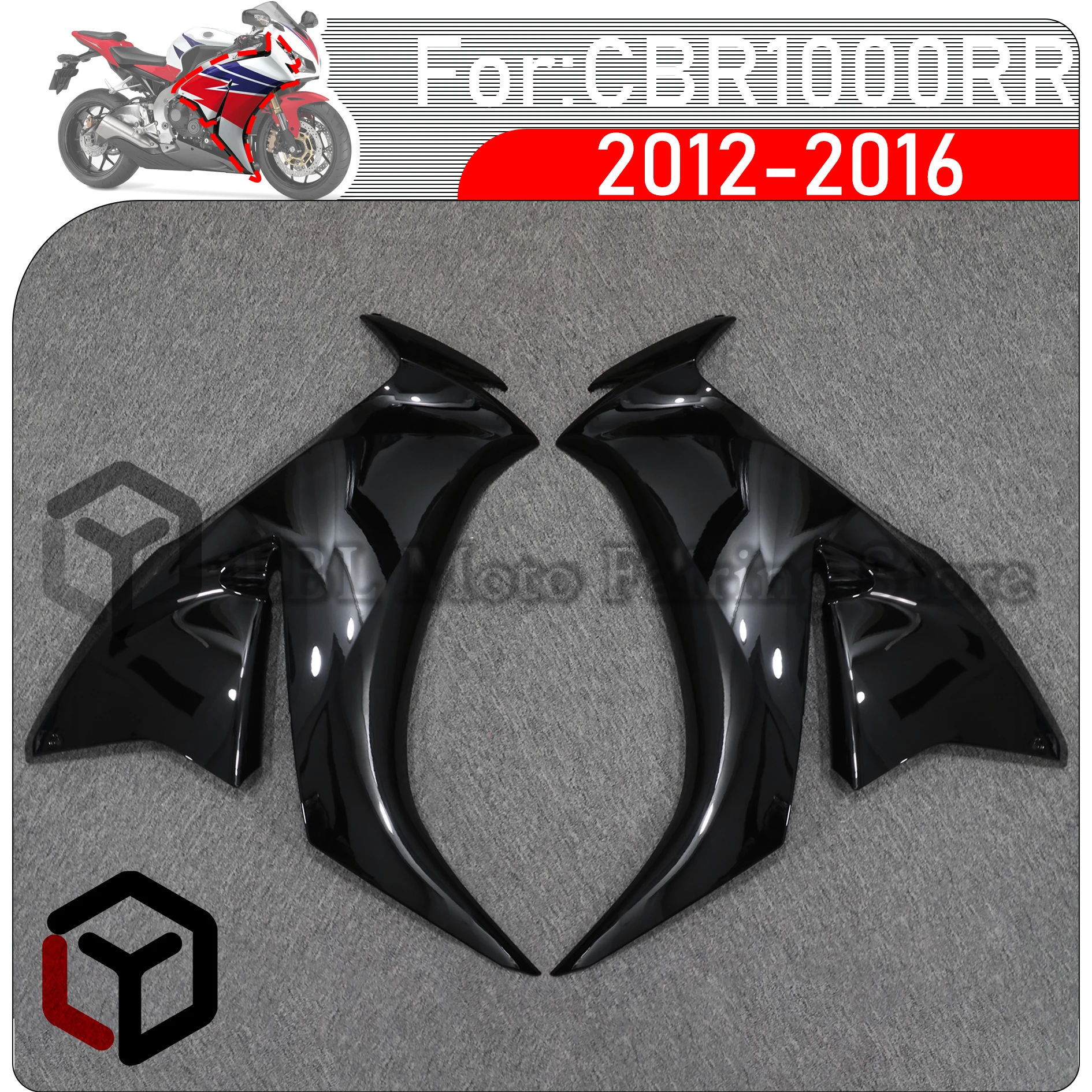 

Подходит для Honda CBR1000RR 2012-2016 Левая Правая часть обтекатель для кузова с крыльями летучая мышь для HONDA CBR1000 RR 2012 2013 2014 2015 2016