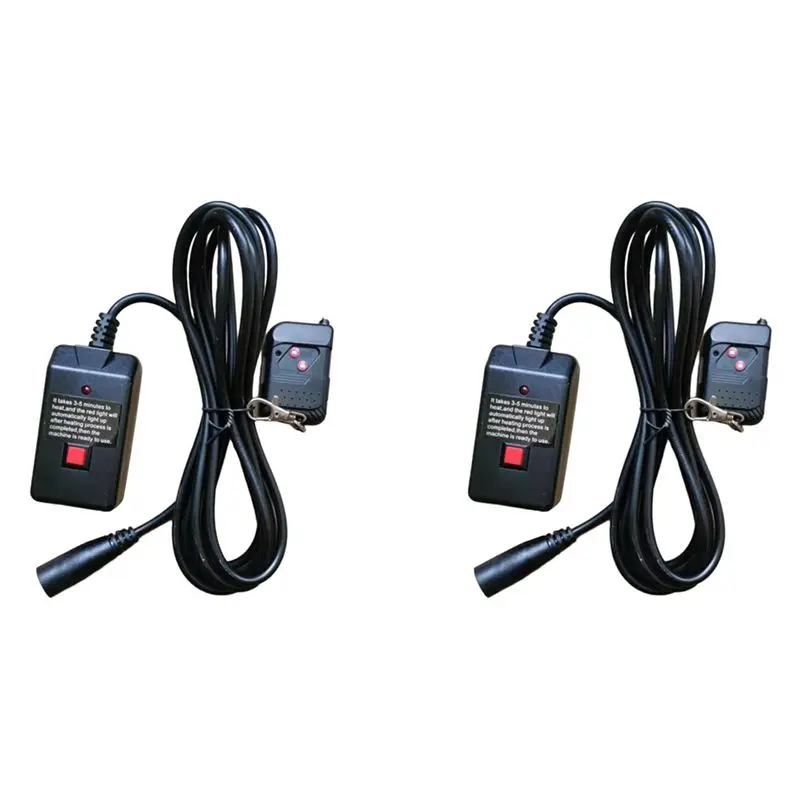 2X Smoke Fog Machine Wired Remote Control Parts Remote Controller Receiver For 400W 900W 1500W Stage Effects Fogger New