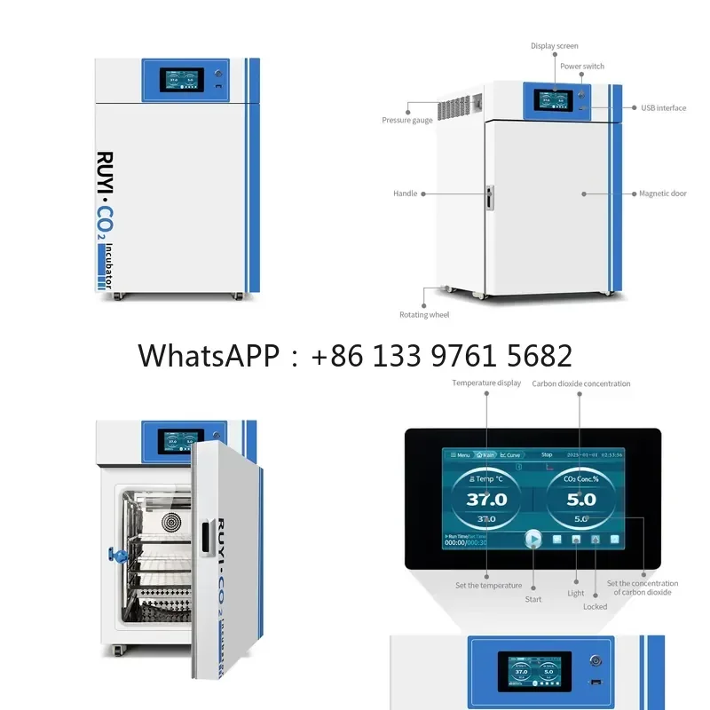 WSQ RPC-85E Carbon Dioxide Incubator, Laboratory Co2 Cell Incubator, Ultraviolet and Sterilization Constant