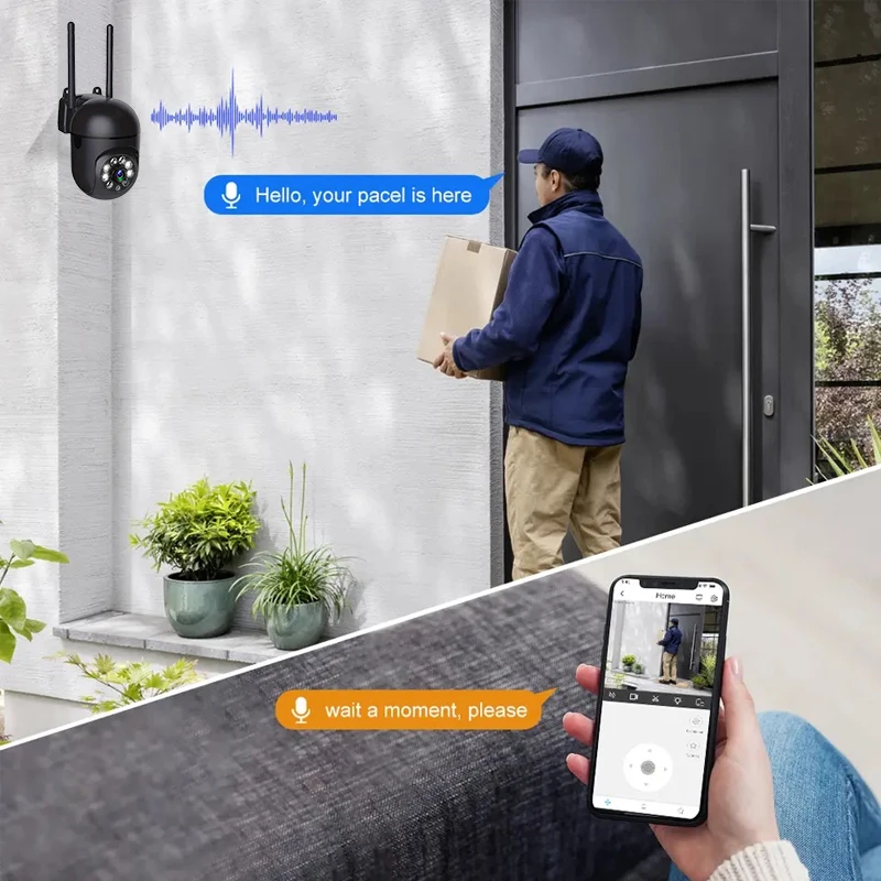 1080P 보안 카메라 WIFI 카메라 야외 PTZ 속도 무선 IP 카메라 스마트 홈 CCTV 오디오 네트워크 감시 카메라