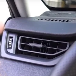 For Toyota RAV4 2019-2025 Matt Black Side A/C Air Outlet Vent Panel Cover Trim Car Styling