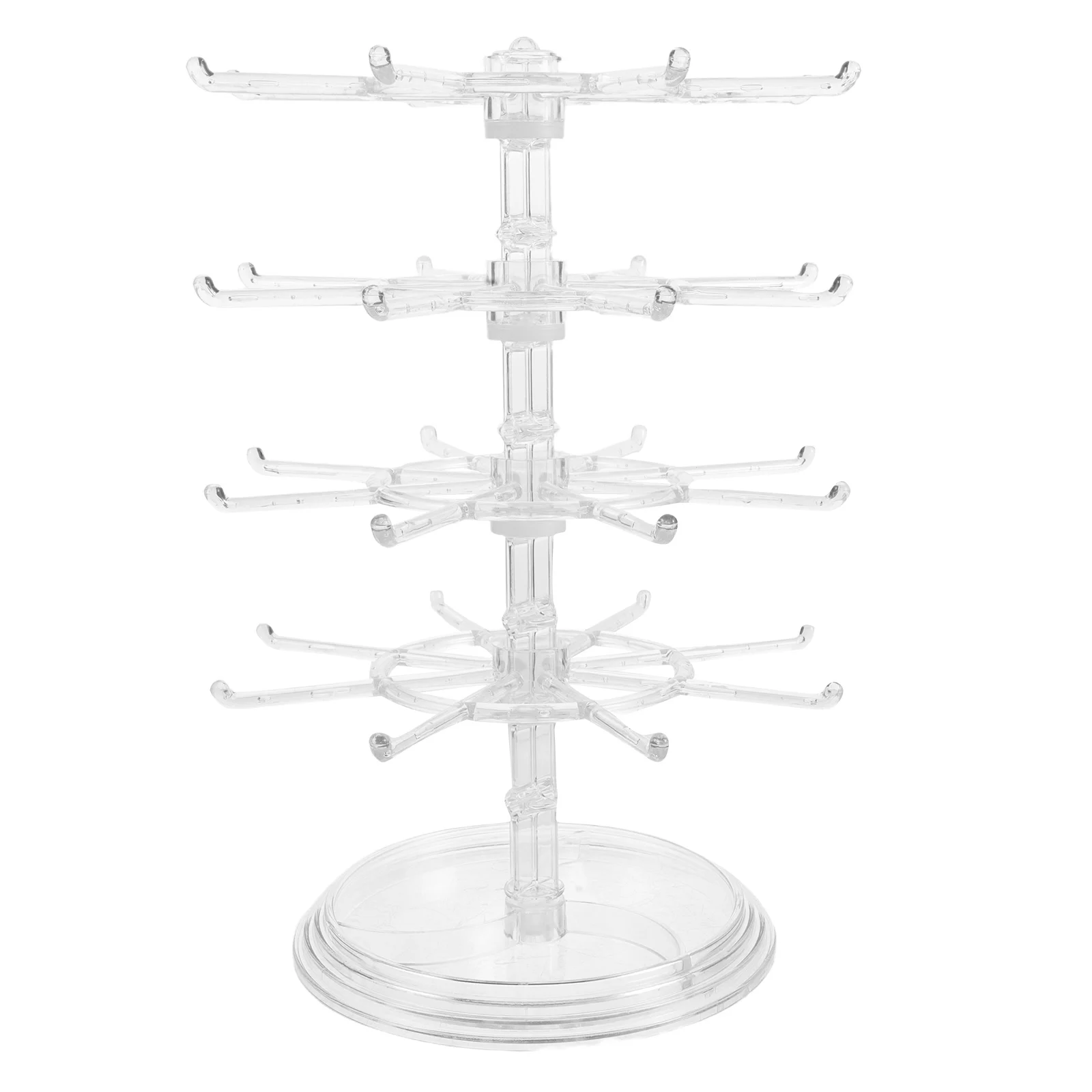 

Jewelry Storage Rack Hanger for Women Earring Holder Tree Organizer Hanging Plastic