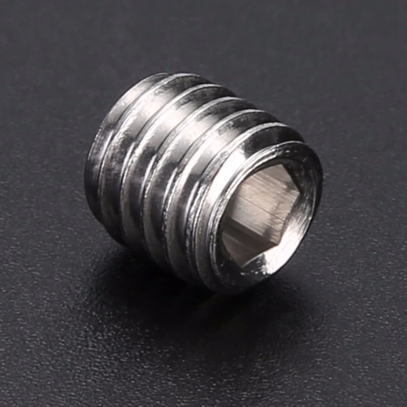 200 Pcs 304 Stainless Steel Grub Screws Hex Socket & 280 Pcs Spring Pin Tension Elastic Cylindrical Cotter Pins