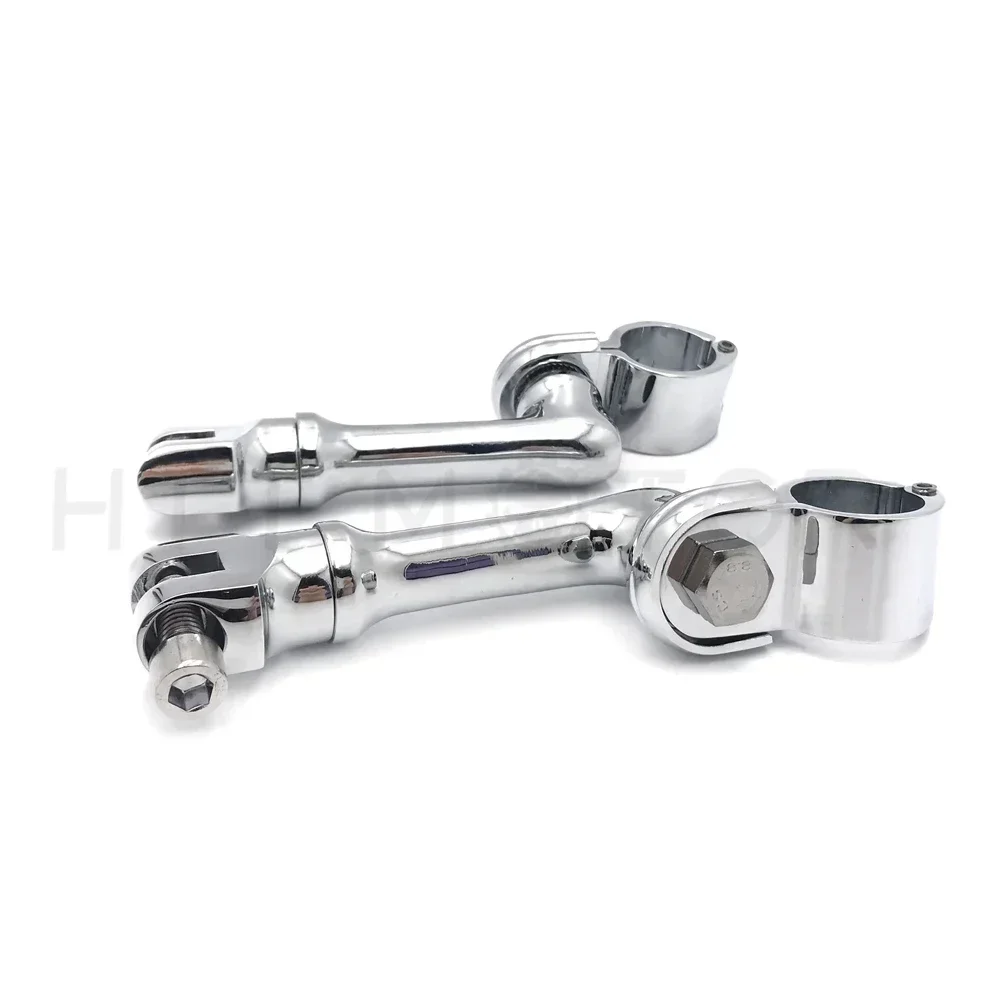 Aftermarket Motorcycle Highway Engine Guard Bar Foot Peg Mount For Harley Davidsion 25mm 1" Chrome