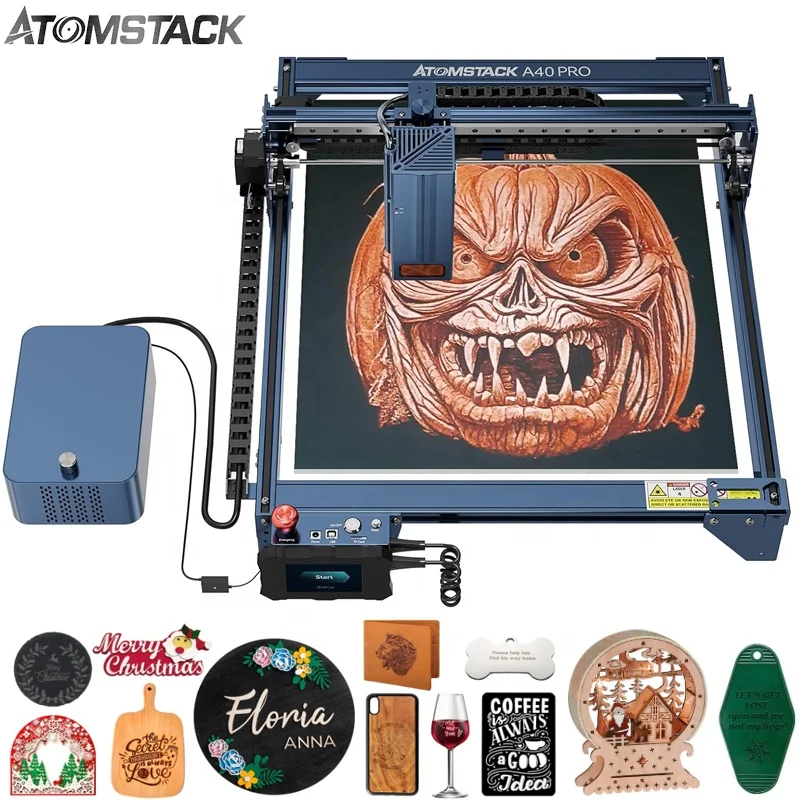 Atomstack A40 S40 X40 Pro 210W Fully Automatic Personalized Gift Wood Metal Acrylic Glass Engraving Machine