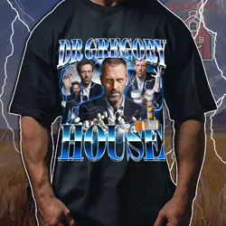 Dr Gregory House Md Śmieszna koszulka Ironic Gen Z Meme Tee Domicile Vexes Me Prezenty dla niego Jej Bootleg 90'S