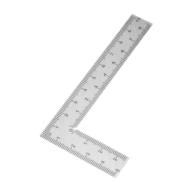 Mini Framing Ruler Measuring Layout Tool Stainless Steel Square Right Angle Ruler Precision For Building Framing Gauges