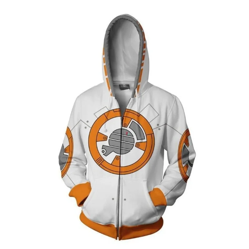 

2025 ♥ New Cosplay Costume Hoodies Stormtrooper Mandalorian Darth Vader Spring Autumn Jacket Men's Coat for Adult Tops Hallow ☆★