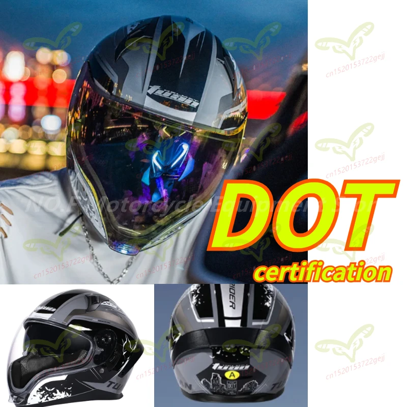 

Hot DOT Certified Motorcycle Helmet Summer Off-road Racing Helmet Four Season Flip Up Motorcycle Safety Helmet 3C Certification