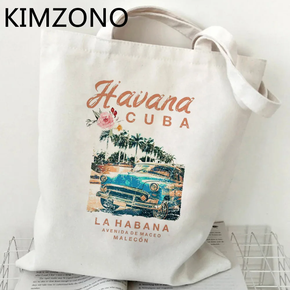Cuba shopping bag bolso grocery shopper eco bag woven cloth sacola string sacolas