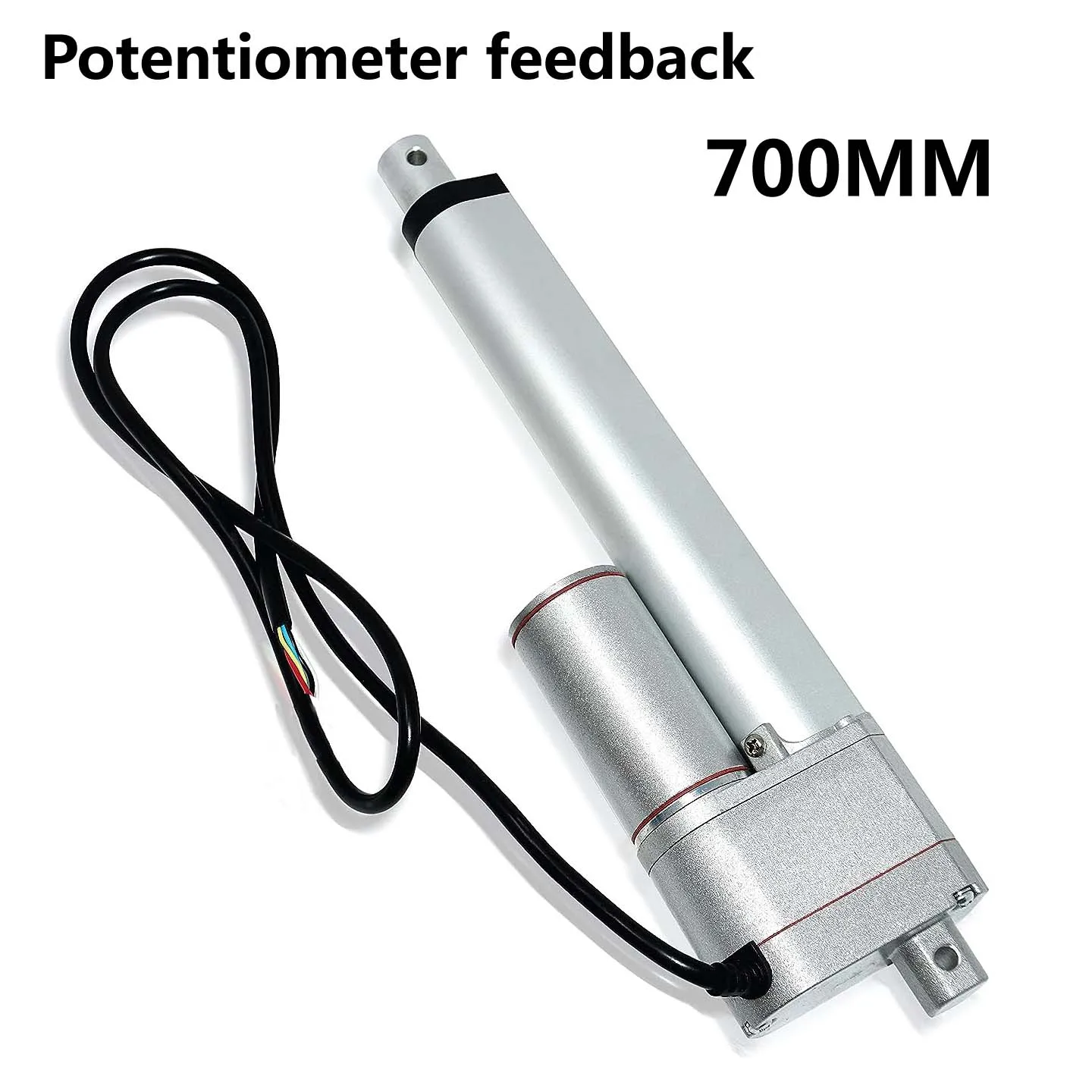 

Linear Actuator 12VDC 28inch 700mm Stroke Max Thrust 900N With Potentiometer and Feedback for Multifunctional Bed or Lift Table