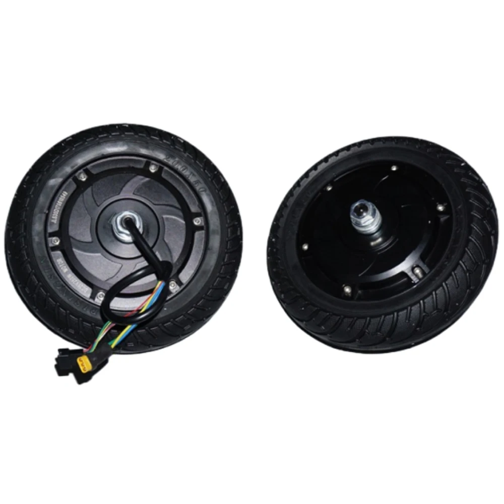 8 Inch Brushless Toothless High-speed Wheel Motor Rubber Tires 36V 250W Neodymium Strong Magnet Electric Scooter Brushless Motor