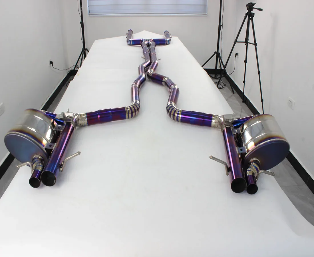 Hot Sale Catback Exhaust for Mercedes-benz C63/c63s Amg W204 W205 4.0t Exhaust Valve Control Titanium Alloy Escape