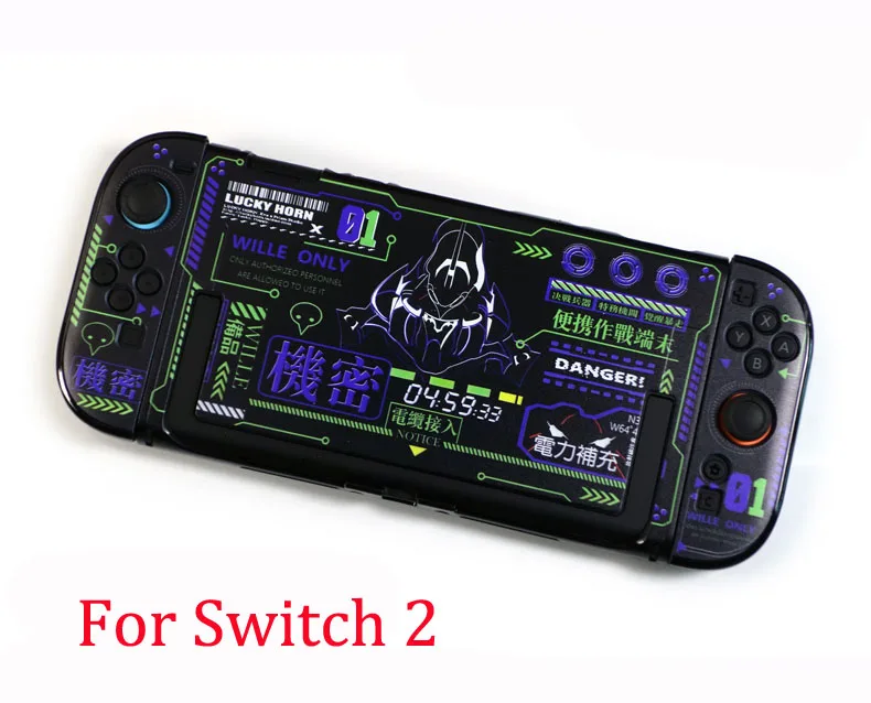 Bestseller PC-Hartschalen-Vollkristall-Schutzhülle für Nintendo Switch 2 NS2 Joy-Con Spielcontroller Vorder- und Rückseitenschutzgehäuse