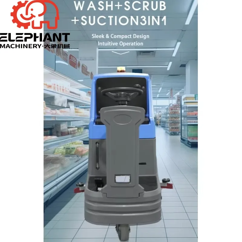 Customized Commercial Floor Sweeper Machine for Shopping Mall and Airport Battery Powered Industrial Sweeping Equipment Cleaning