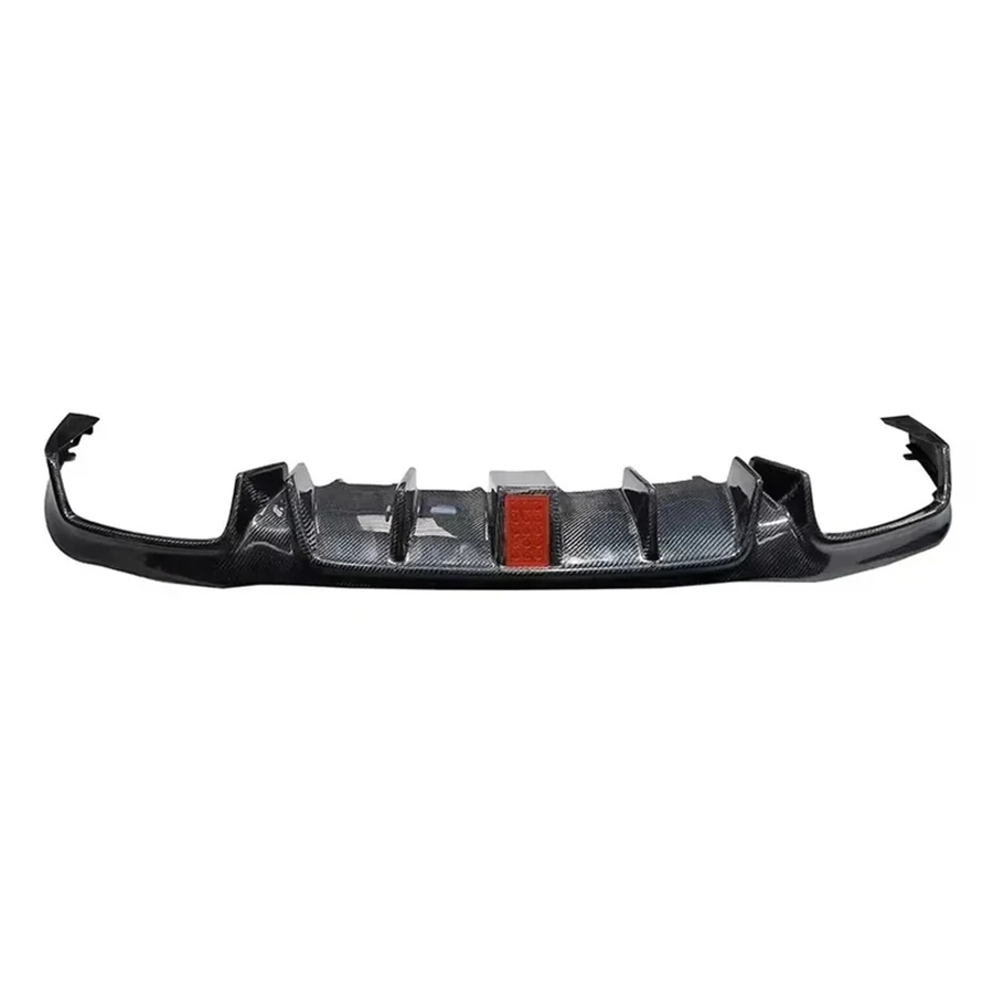 For Mercedes Benz E Class W213 E63 E300 E260 350 Carbon Fiber Back lip Car Rear Bumper Diffuser Rear Splitters Spoiler body kit - view 2