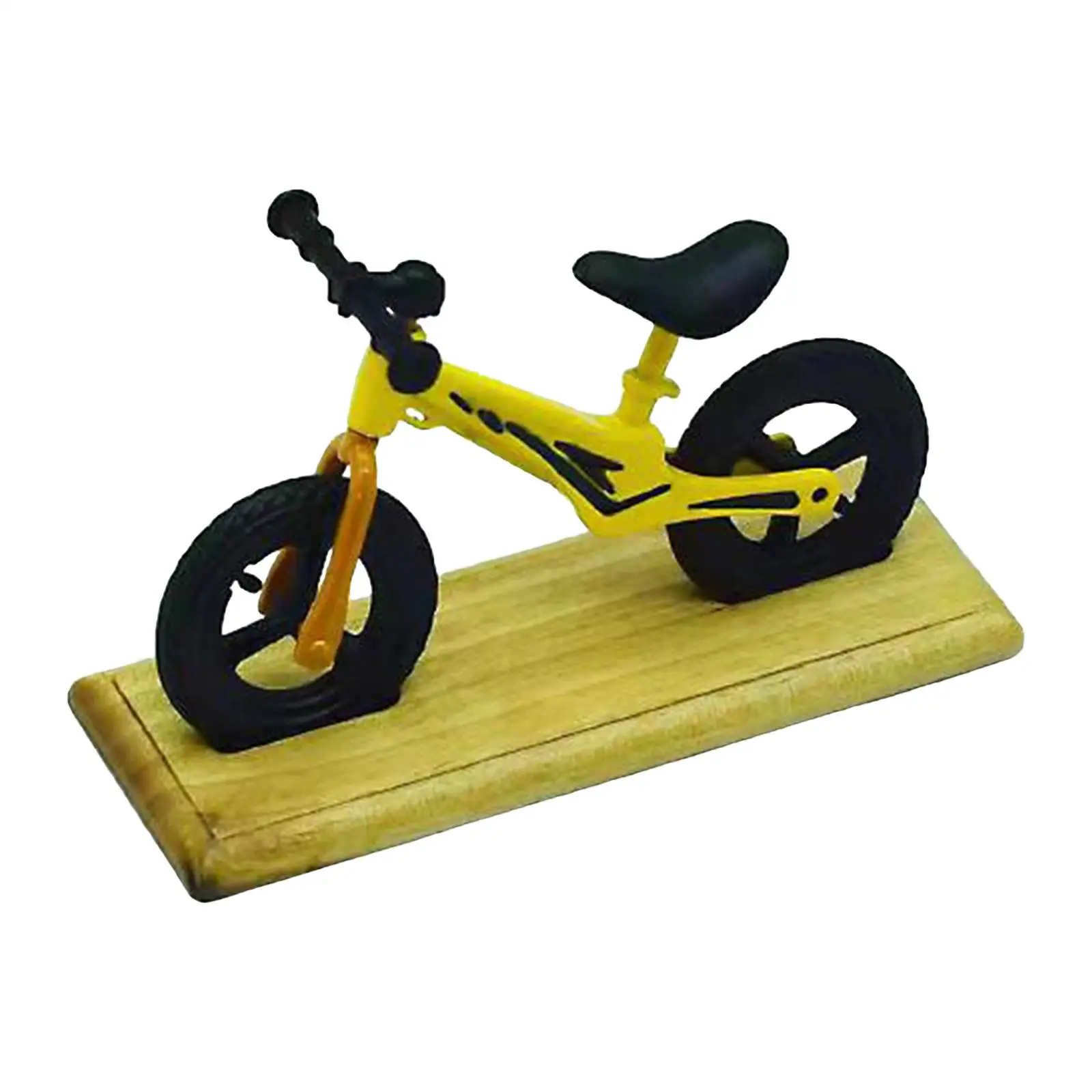 Miniature Bike Model Alloy Construction Racing Cycle Ornament 1 12 Scale Dollhouse Prop for Home Interior Decor Display Piece