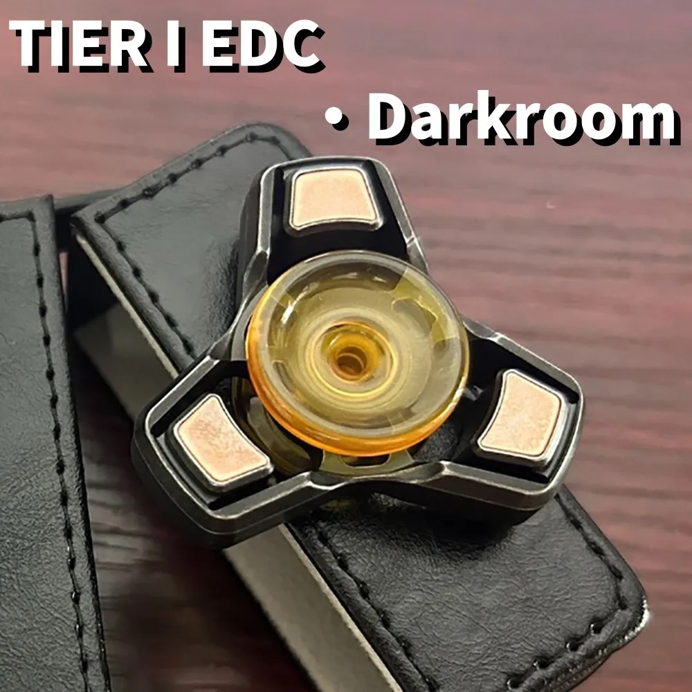TIER I EDC Darkroom Three-Bladed Fidget Spinner Adult Sensory Toys Fidget Toys For Adults Stress Relief Toy Gyro