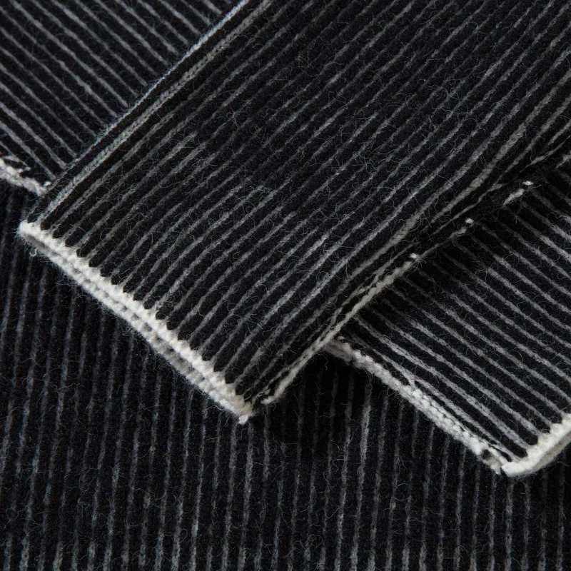 MWJLPWQ-suéter Reversible de cuello alto Retro americano para hombre, Tops de punto cálidos de manga larga para otoño e invierno, 2025 21726