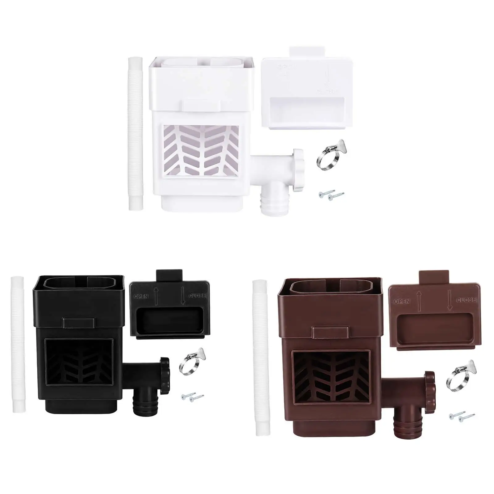 

Rainwater Collection System Sturdy Practical Wear Resistant Raindrop Collection for Downspouts Yard Lawn Landscape Gardening