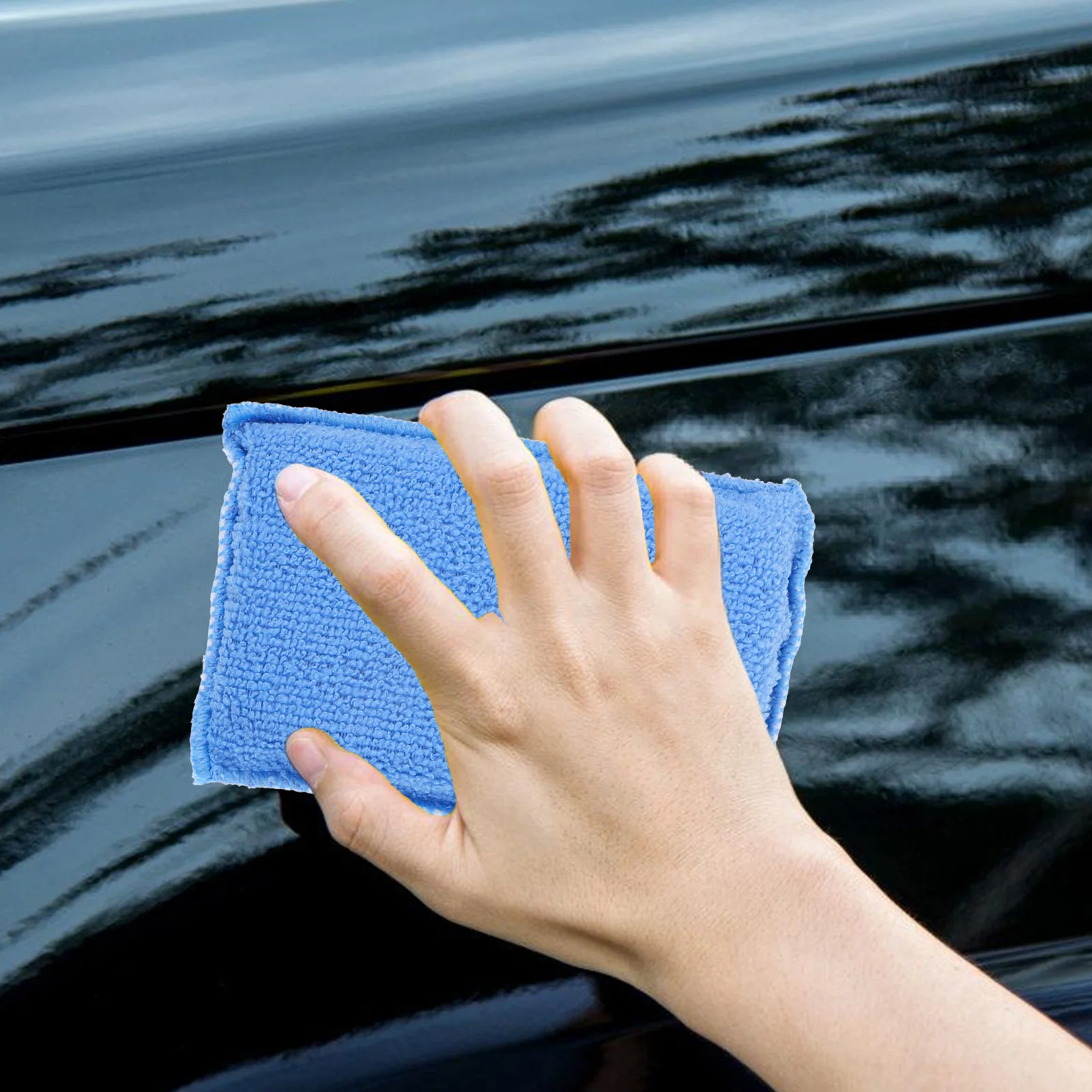 4 قطعة تنظيف السيارات لينة فرك الإسفنج للسيارات المطبخ المنزل استخدام امتصاص الماء كتلة إسفنجية أطباق الجدران غسل #6