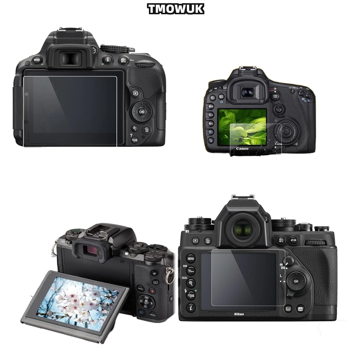 

For Nikon D5100 D5200 Tempered Glass Film 9H Hardness HD Clear Anti-Scratch LCD Screen Protector