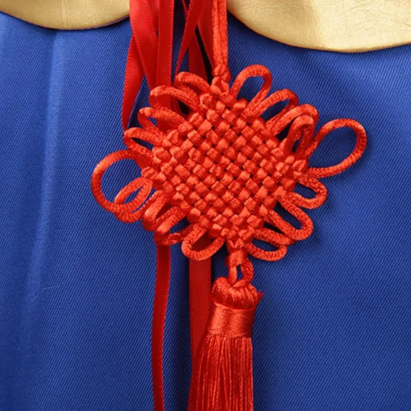 Game Chun Li Cosplay Costumes Battle Uniform Blue Cheongsam Sexy Outfits Belt Headgear Full Set Anime Carnival Party Dress Up