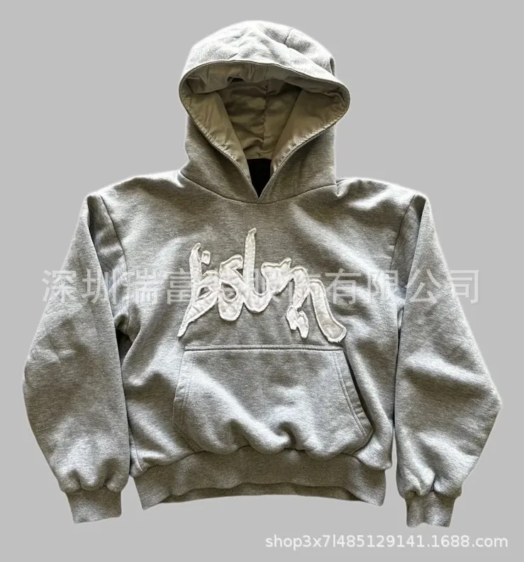 2025 Sweatshirts Personalized Street Style Hip-hop Letter Hooded Sweatshirts Fashionable Casual Pants Same Style For Men Women