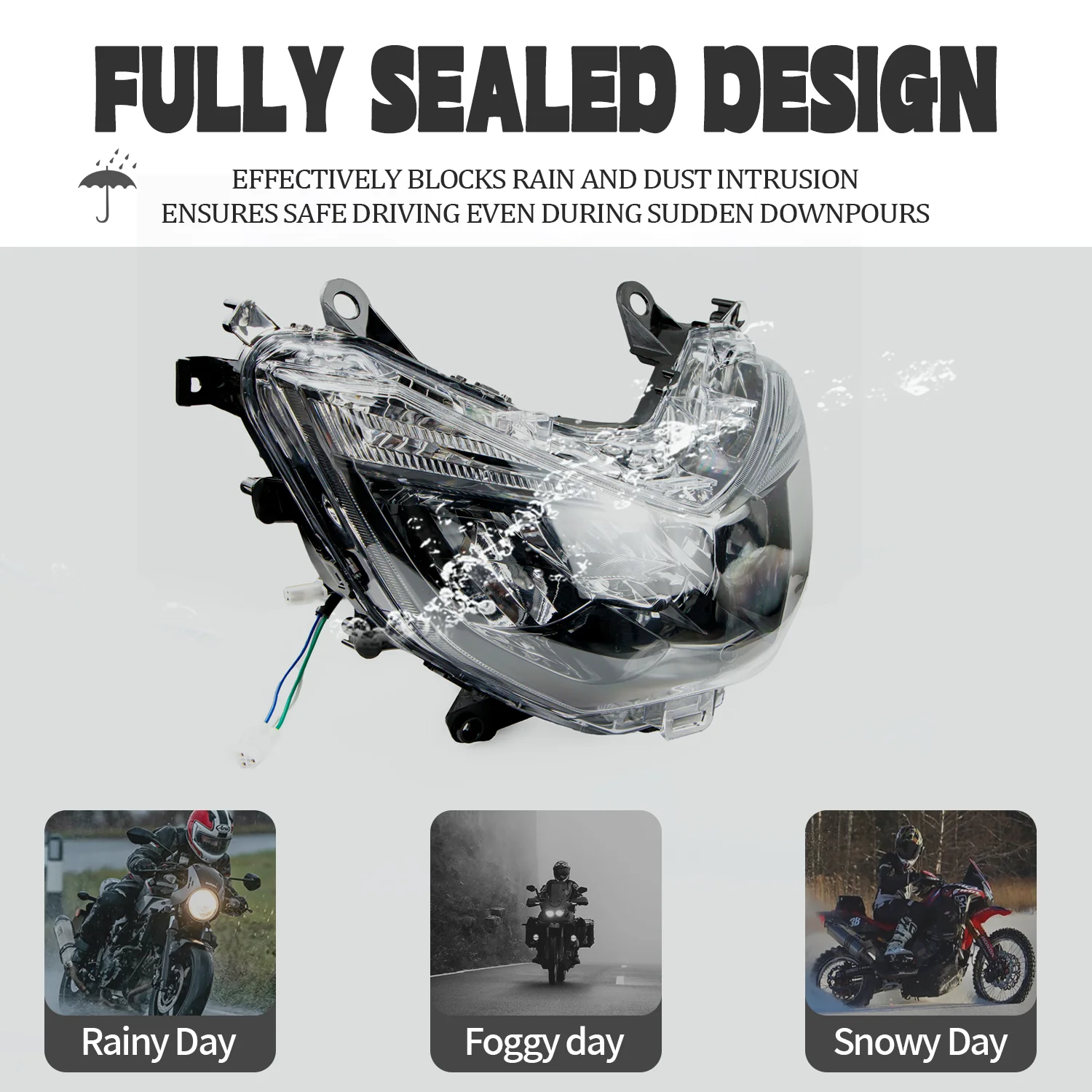 Fit for Yamaha NMAX155 NMAX125 NMAX 125 155 Motorcycle HeadLight Assembly Headlamp Head Light 2016 - 2018 2017