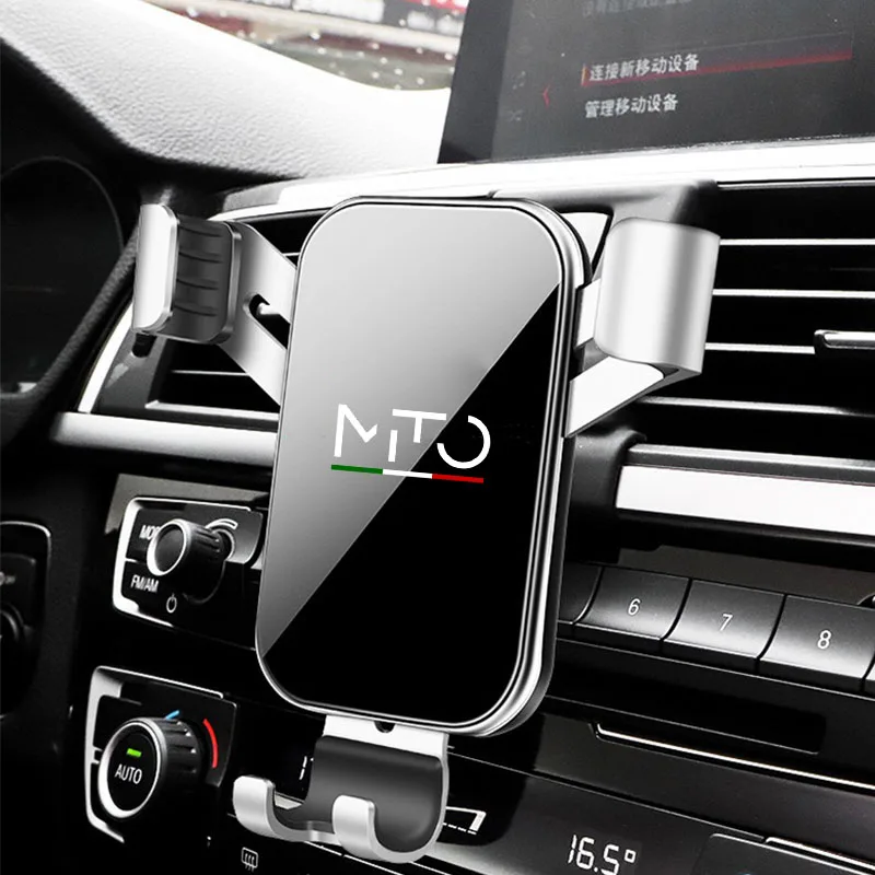 ABS Car Gravity Phone Holder Air Vent Clip Mount Mobile Cell Stand Smart phone GPS Holder For Alfa Romeo MIto Auto Accessories