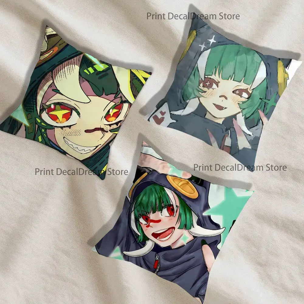 

G-Gachia-kuta-S G-Guita Printed Pillow Cover Cushion Case Simple Sofa Pillow Case No Pillow Core