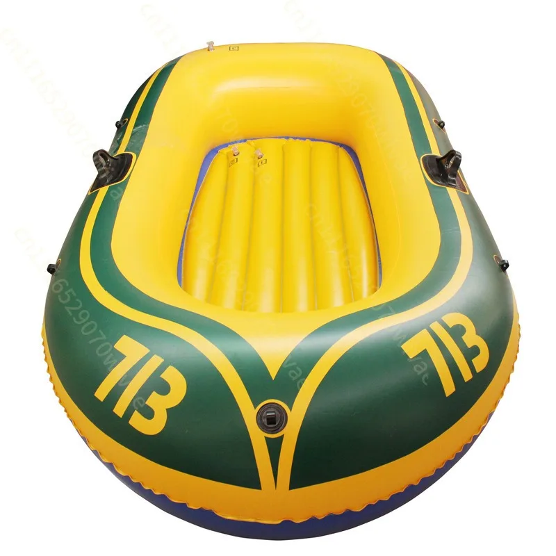 Rubber boat thickened inflatable  single double rowing wear-resistant air cushion fishinglife-saving