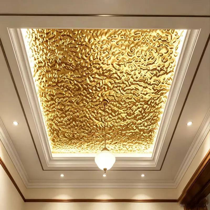 Imitation stainless steel water wave self-adhesive wall sticker lenses, wedding ceilings, walls, party decorations