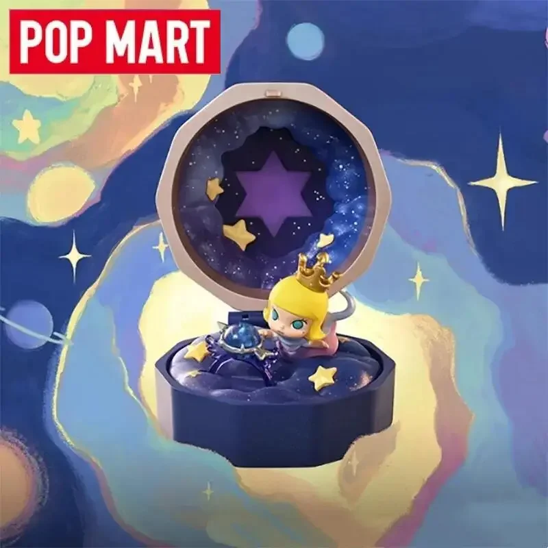 POP MART Romantic Ring Box Series 4 Scene Set Blind Box Toys Dolls Desktop Model Surprise Mystery Box Kawaii Anime Action Figure
