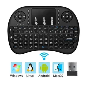 I8 Wireless Keyboard, 2.4GHz, Mini, English, Russian, TouchPad, Air Mouse, Remote Control, Laptop, TV Box, Projector 8 Main Sales Mouse and Gamer Keyboard - №7