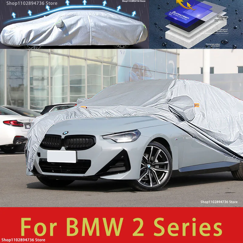 

For BMW 2 Series Exterior Car Cover Outdoor Protection Full Car Covers Cover Sunshade Waterproof Dustproof Car accessories