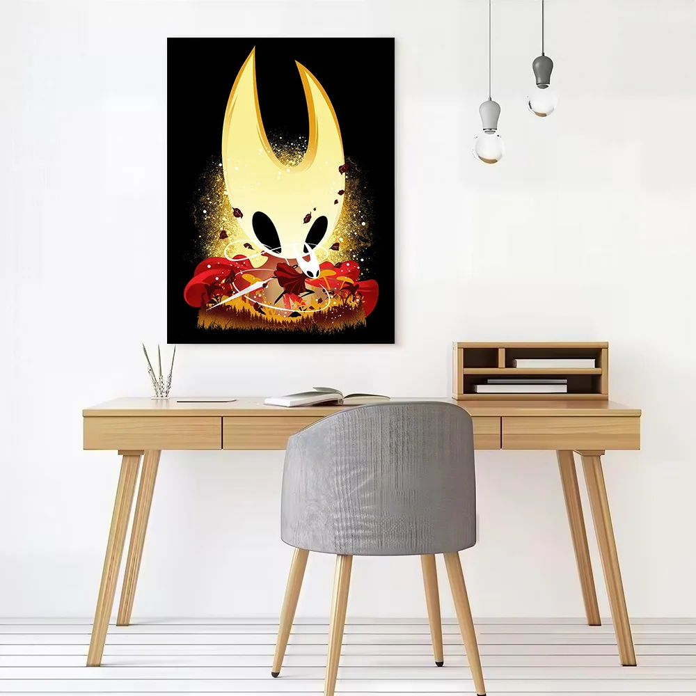 Hollow Knight Hornet Digital Art Canvas Poster Wall Art Customizable High Quality Printed Picture for Bedroom Accessories Mural