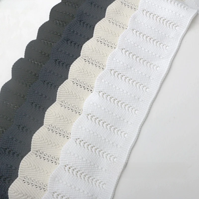 

Трикотажные материалы ручной вязки с узором в виде листьев для дизайна и декора одежды своими руками