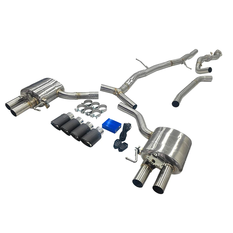 

JTLD Performance Exhaust System Exhaust Valvetronic Catback For AUDI A5 45 TFSI QUATTRO 2.0 2019 4 WHEEL DRIVE 4 DOOR