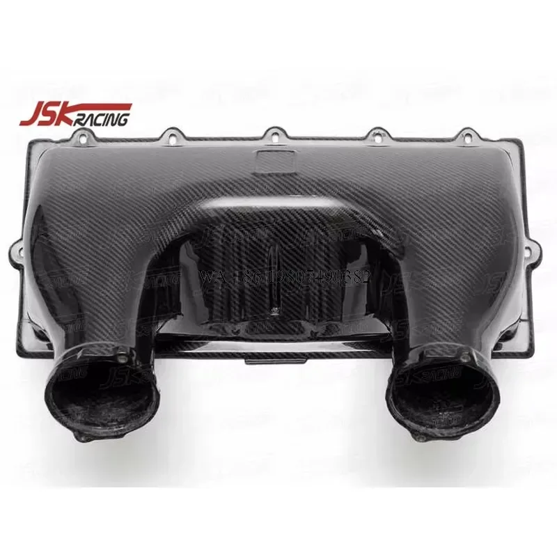 Wmwmnu Carbon Fiber Air Box Intake for 458 Italia Spider Speciale High Performance Engine Cover Replacement Auto