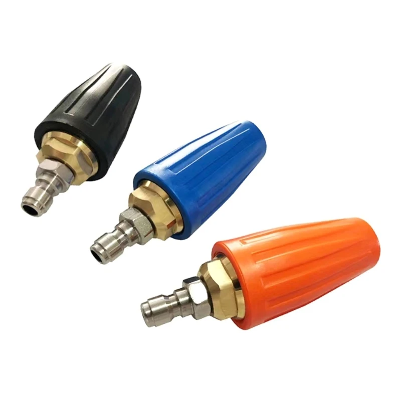 

1/4" High Pressure Quick Connector Rotating 360Degree Nozzle 3600PSI For High Pressure Washer Quick Connector Plug