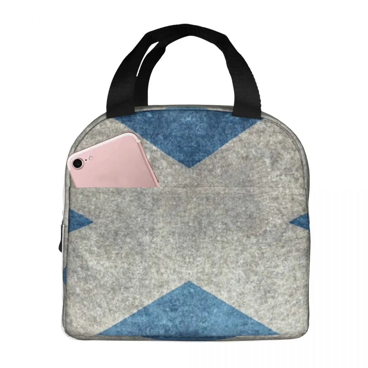 Flag Of Scotland - Grungy Vintage Version Lunch Bags Insulated Bento Box Lunch Tote Picnic Bags Thermal Bag for Woman Student