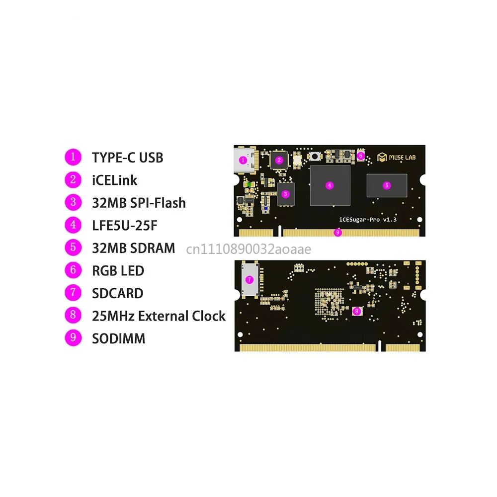 iCESugar-Pro FPGA Development Board Lattice ECP5 Open Source RISC-V