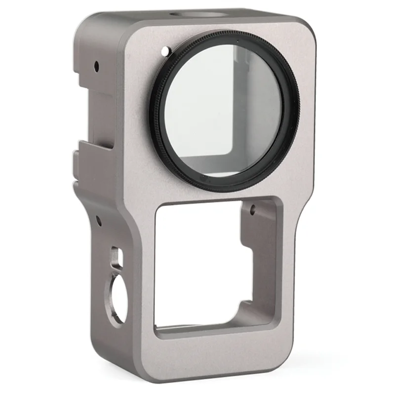 【HOT-SELL】For DJI Action 2 For DJI Osmo Action 2 Accessories Aluminum Alloy Protective Case Metal Frame Cage+ UV Lens Filter