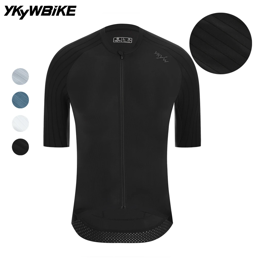 maillot-de-cyclisme-d'ete-ykyw-pour-hommes-manches-raglan-aerodynamiques-sans-coutures-sechage-rapide-respirant-leger-pour-le-velo-de-route