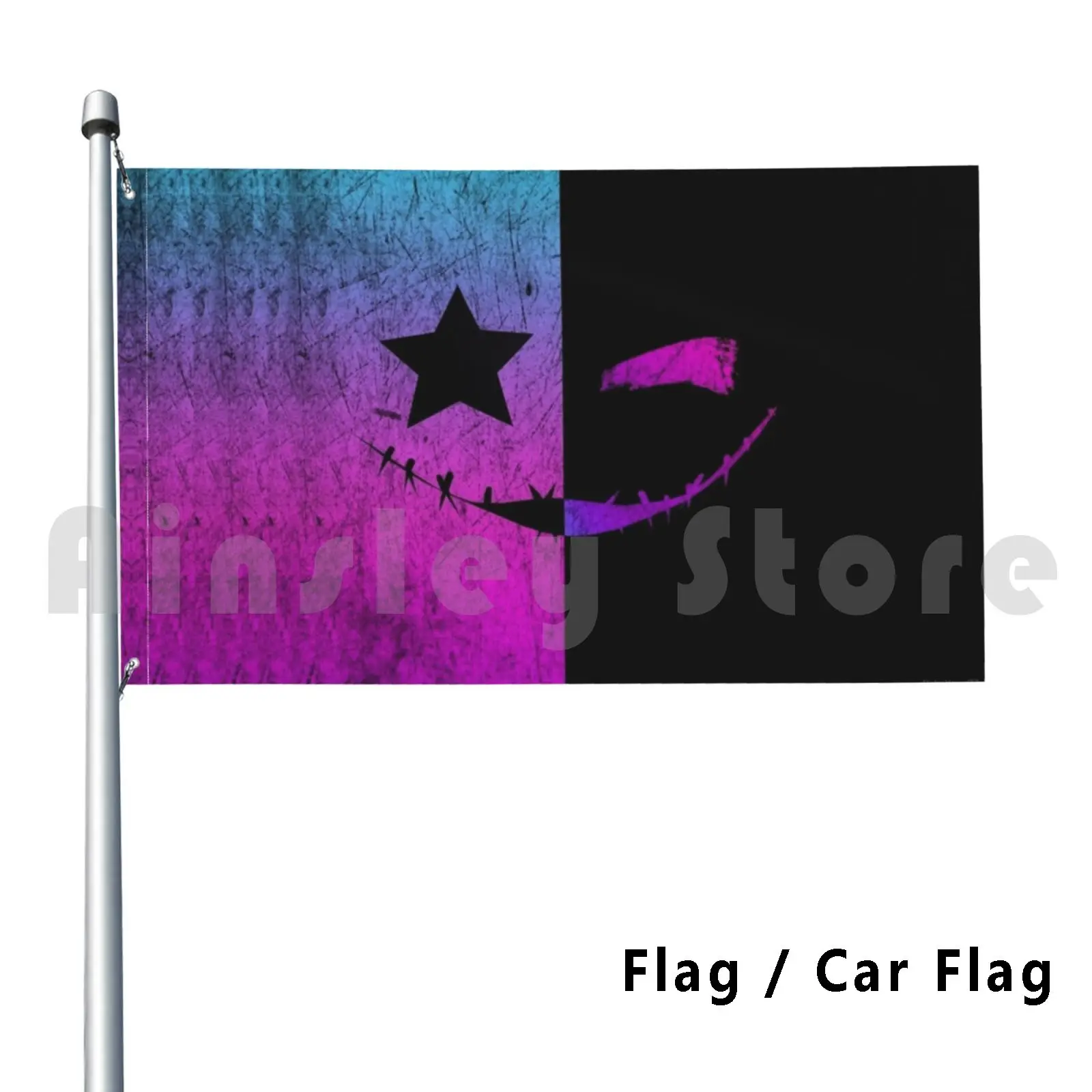 Danganronpa Outdoor Decor Flag Car Flag Danganronpa Danganronpa V3 Danganronpa 2 Danganronpa Rp Gmod